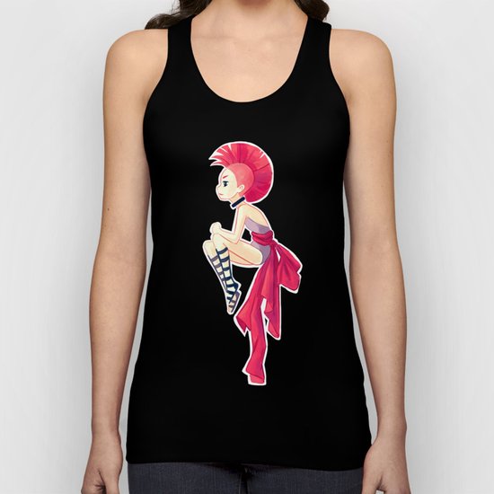 Punk Girl Unisex Tank Top