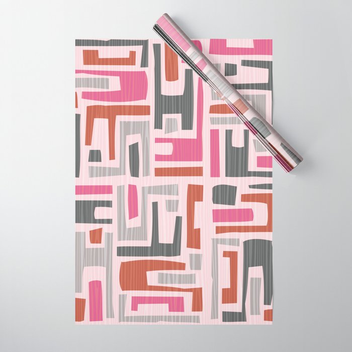 Mid Century Modern 58.4 Wrapping Paper