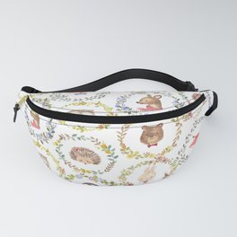 Forest Pals Wreath Fanny Pack