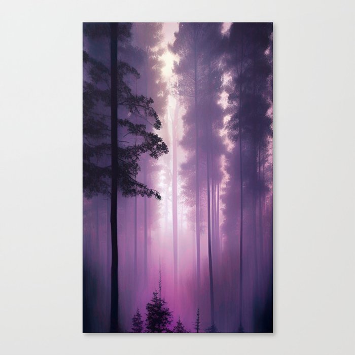 Night Forest  Canvas Print