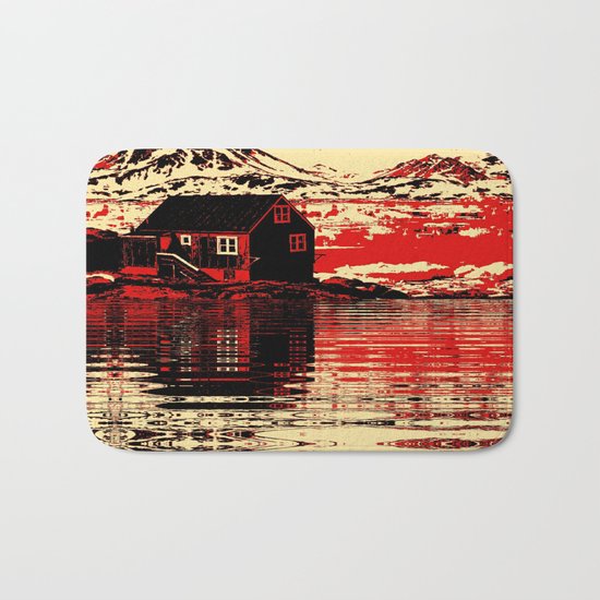 House on the Fjord Bath Mat