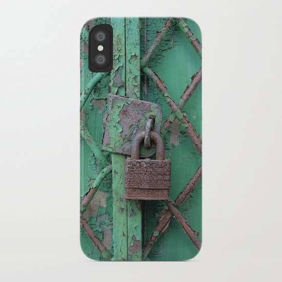 Rusty Lock iPhone Case
