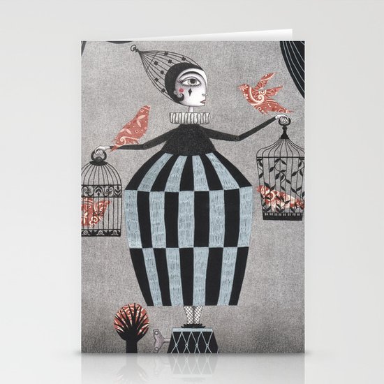 The Bird Act Stationery Cards