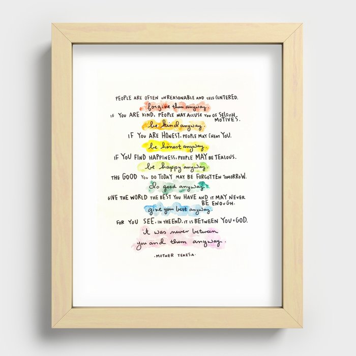 Recessed Framed Print