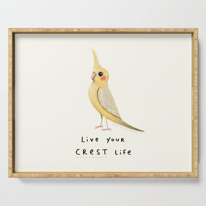 Live Your Crest Life Serving Tray