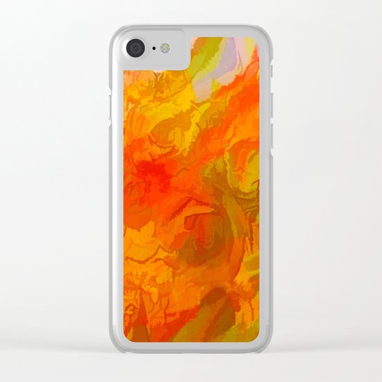 Vibrant Summer Clear iPhone Case
