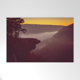 Twilight At Hawksbill Crag - Arkansas Welcome Mat