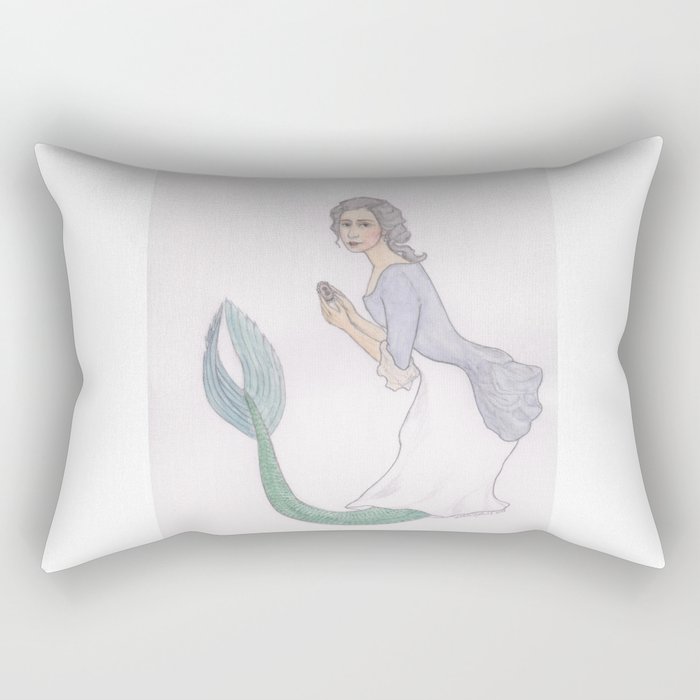 Sjöjungfrun Rokoko Rectangular Pillow