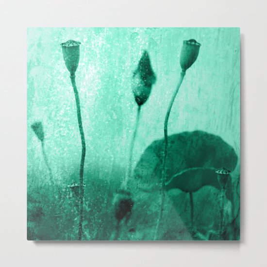 Poppy Art Image Metal Print