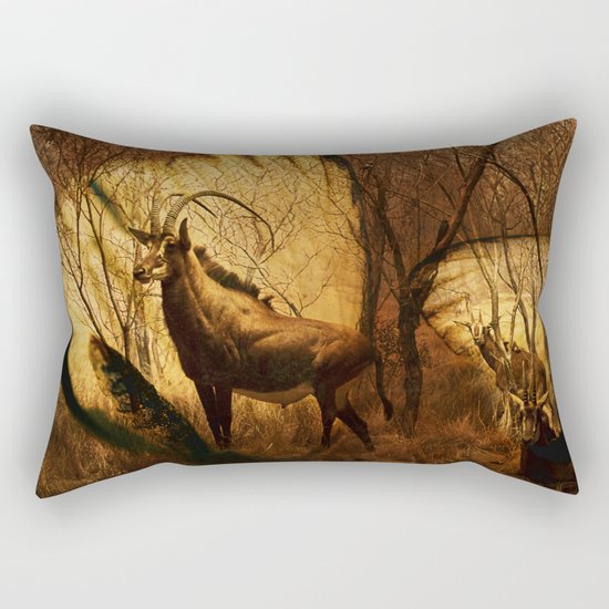 Diorama :: Antelope Rectangular Pillow