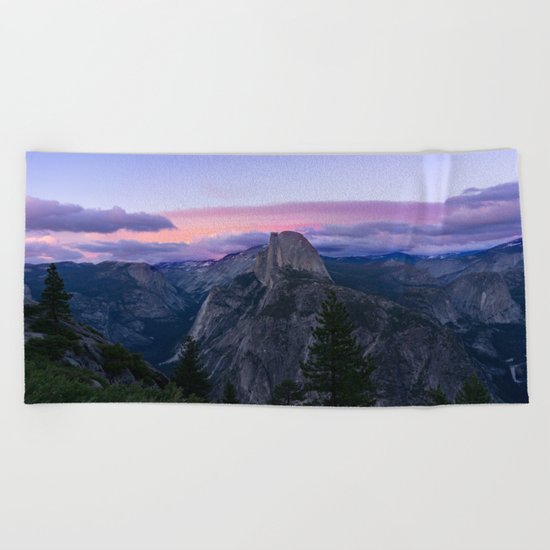 Yosemite National Park at Sunset Beach Towel