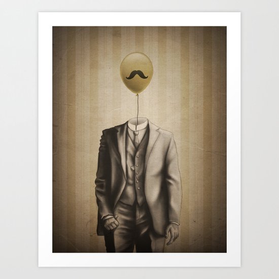 Mr. Whiskers Art Print