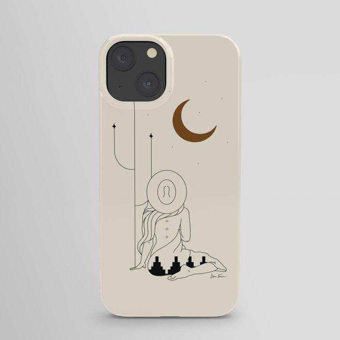 Talking to the Moon - Rustic iPhone Case