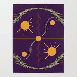 Sun Circle Poster