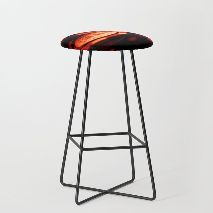 Casino Chips Stacks-Red Bar Stool