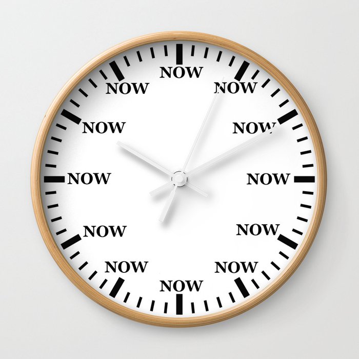 NOW Wall Clock