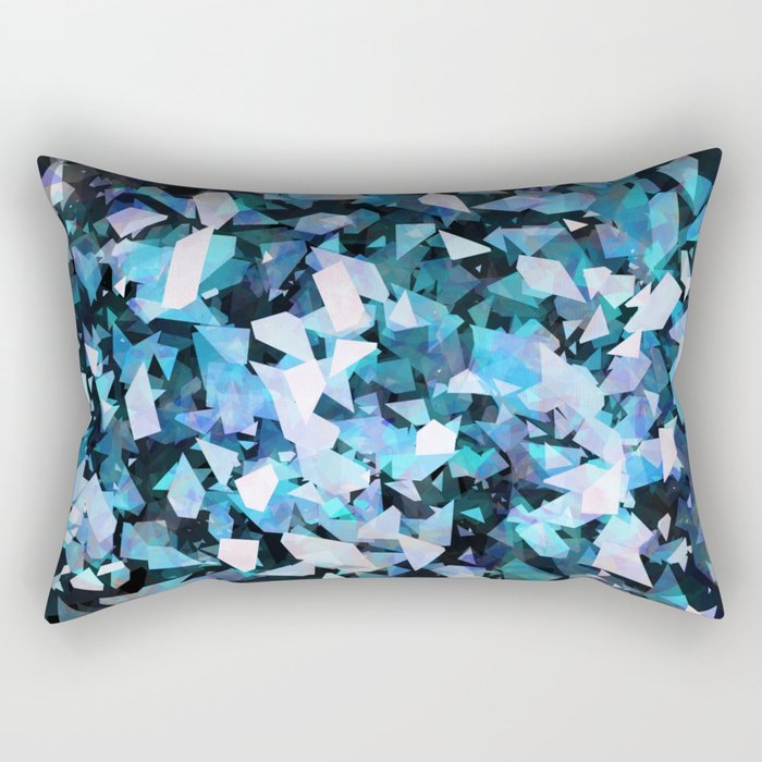 Colorful Multishape Art Rectangular Pillow