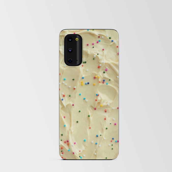 Vanilla Cake Frosting & Candy Sprinkles Android Card Case