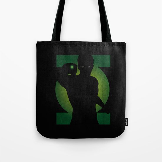 SuperHeroes Shadows : Green Lantern Tote Bag
