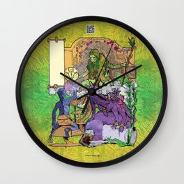 Bloom: An Awakening - The Holy Divinity Marius Janus Gifting the Bloom Shard (2nd Edition, Color) Wall Clock