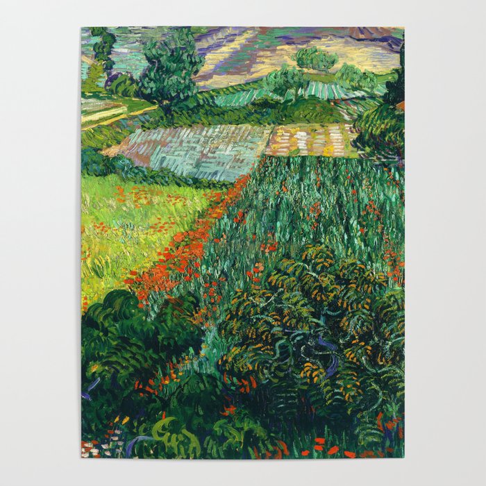 Vincent van Gogh Field with Poppies Backpack by Alexandra_Arts