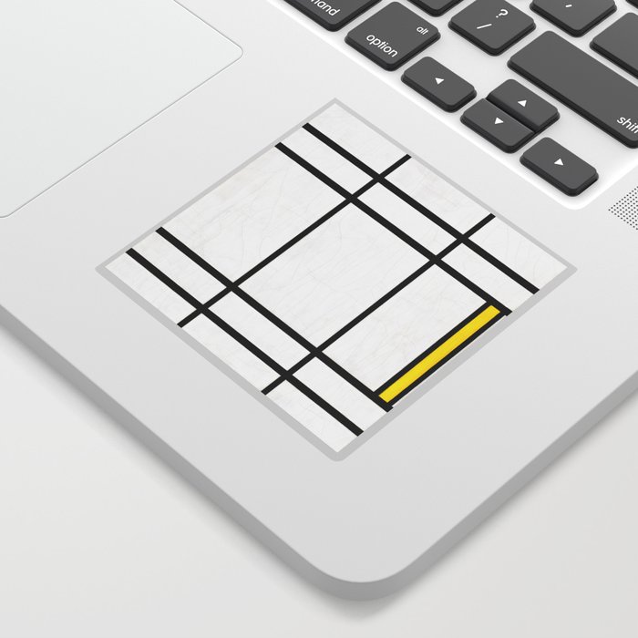 Piet Mondrian - Composition in White, Red, and Yellow Sticker