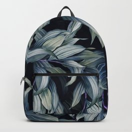 Midnight Garden XVII Backpack | Forest, Romantic, Vintage, Digital, Curated, Flowers, Pattern, Urban, Night, Painting 