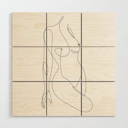Single Nude Wood Wall Art