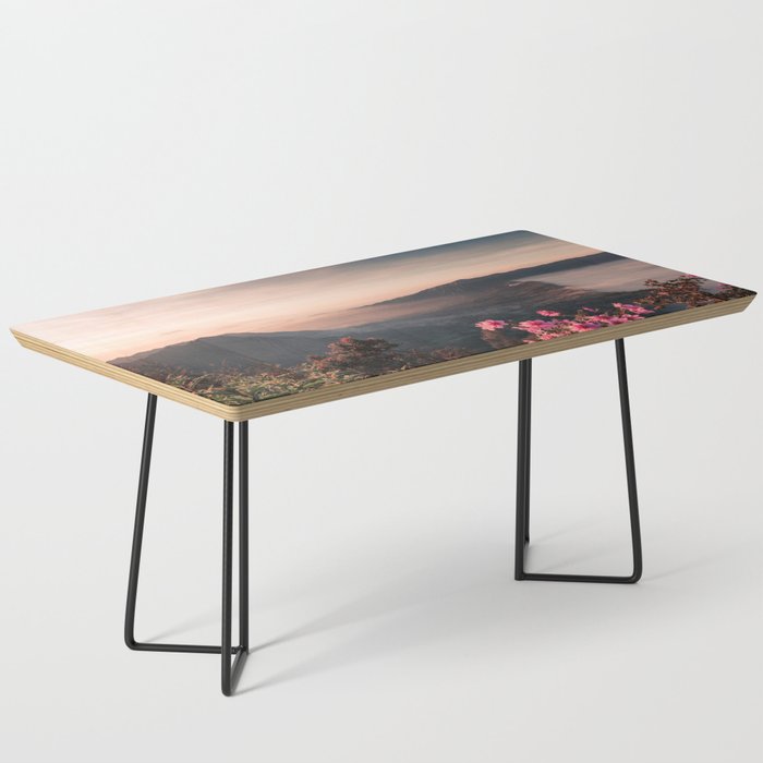 Indonesian Mountains at Sunrise Coffee Table