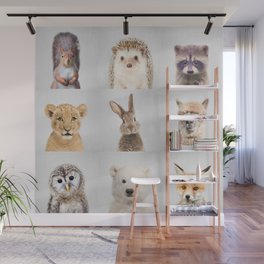Owl Portrait Wall Murals Society6