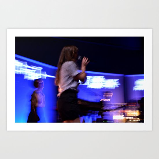 Amber Coffman of Dirty Projectors Art Print