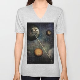Planets V Neck T Shirt