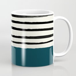Dark Teal x Stripes Mug