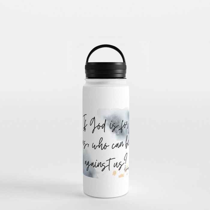 God is for us Water Bottle