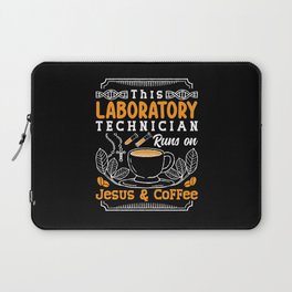 Lab Tech Lab Laboratory Technician Chemist Laptop Sleeve
