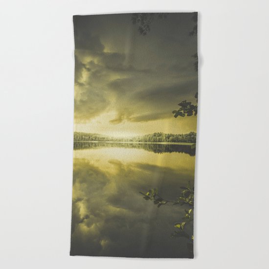 Peekaboo V Beach Towel