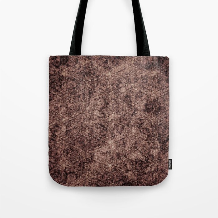 Ground brown geometric shapes Tote Bag