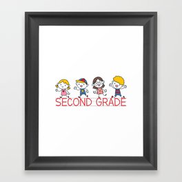 Second Grade School Framed Art Print