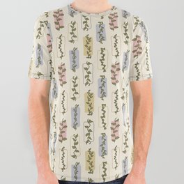 Winding Vines in Organic Colors All Over Graphic Tee by Beth Baxter Studio