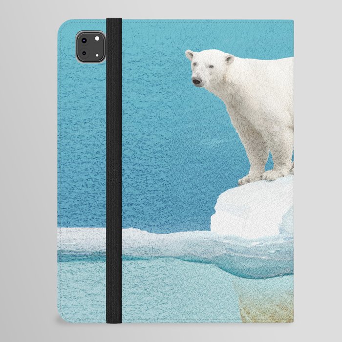 Polar ice cream cap iPad Folio Case