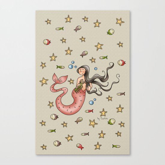 Mermaid Canvas Print
