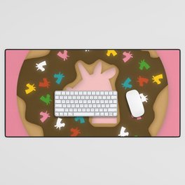 Donut Unicorn Sprinkles Desk Mat