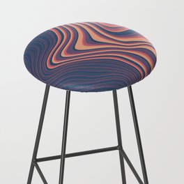 Berry Grapes in Swirls & Lines Bar Stool