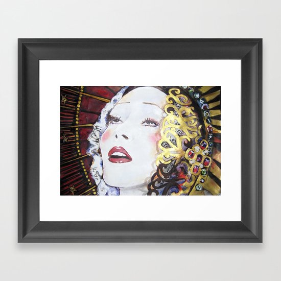 Porcelain Liberty Framed Art Print