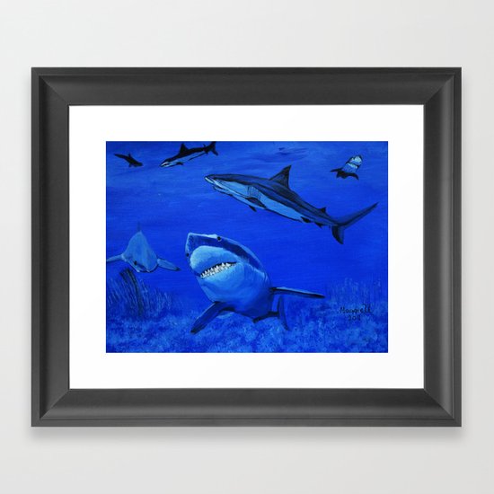 Life in the Sea Framed Art Print