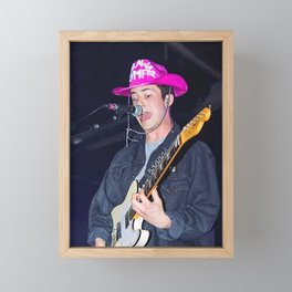 Dylan Minnette singing  Framed Mini Art Print
