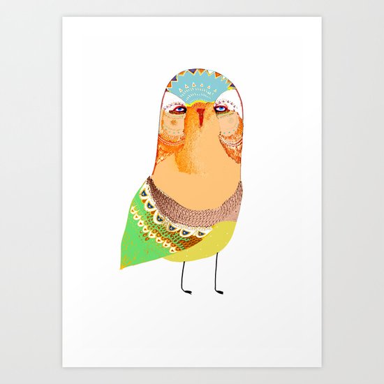 The Rarest Owl Art Print