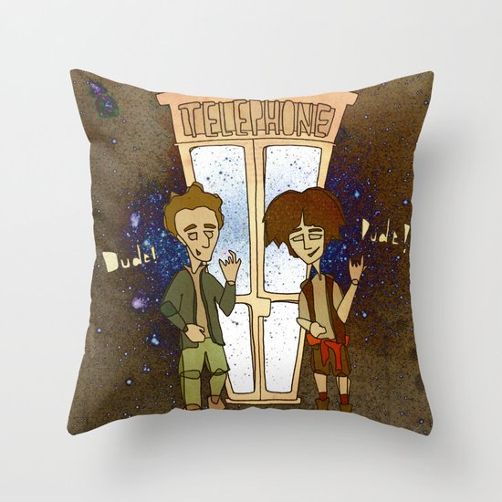 Bill & Ted's Excellent Adventure (1989) Throw Pillow