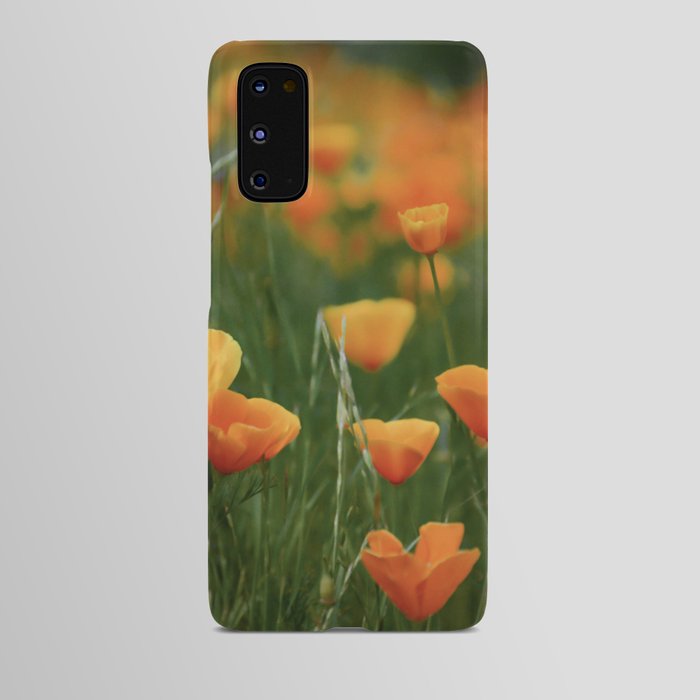 California Poppy Flowers Android Case