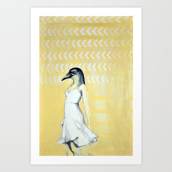 Dancing Until Flight Art Print